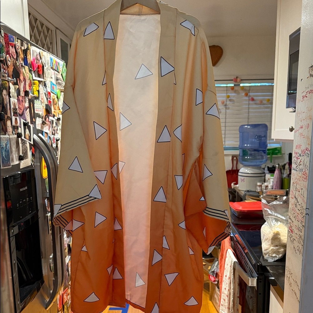 Kids Geometric Patterned Jacket - Picture 8 of 9